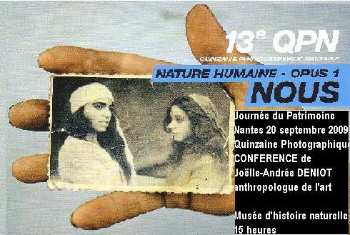 Affiche réalisée par Jacky Réault sur fond du flyer de Nature Humaine Opus 1
