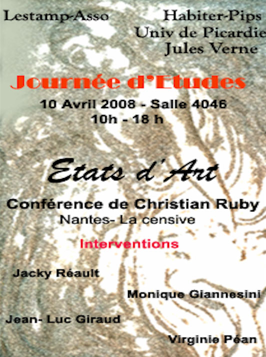 Affiche réalisée par Joëlle Deniot copyright Lestamp-Edition